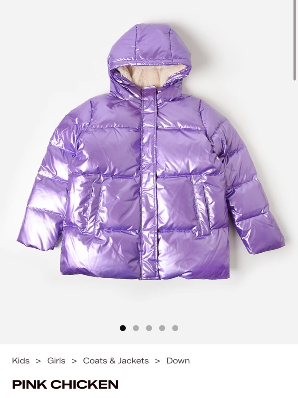 Pink Chicken Girls Jacket size 2y